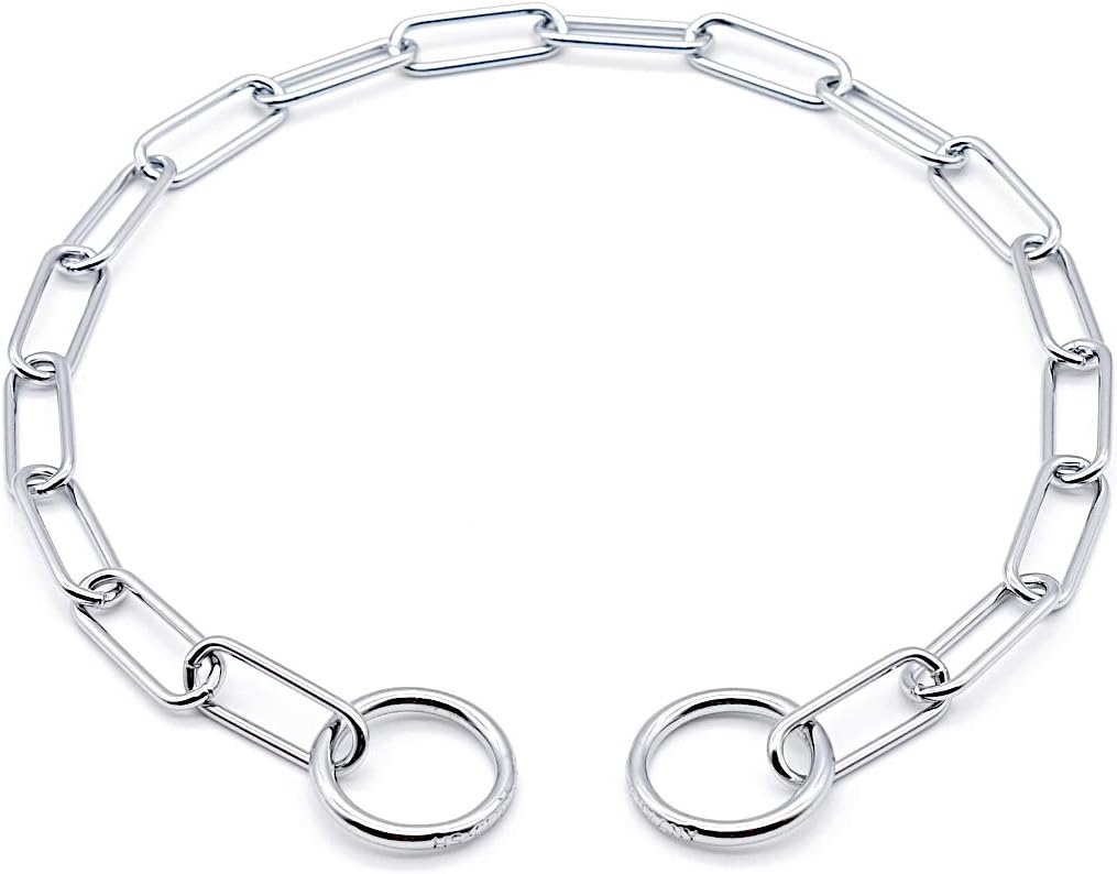Duvo+ Chrome Slip Chain Dog Collar