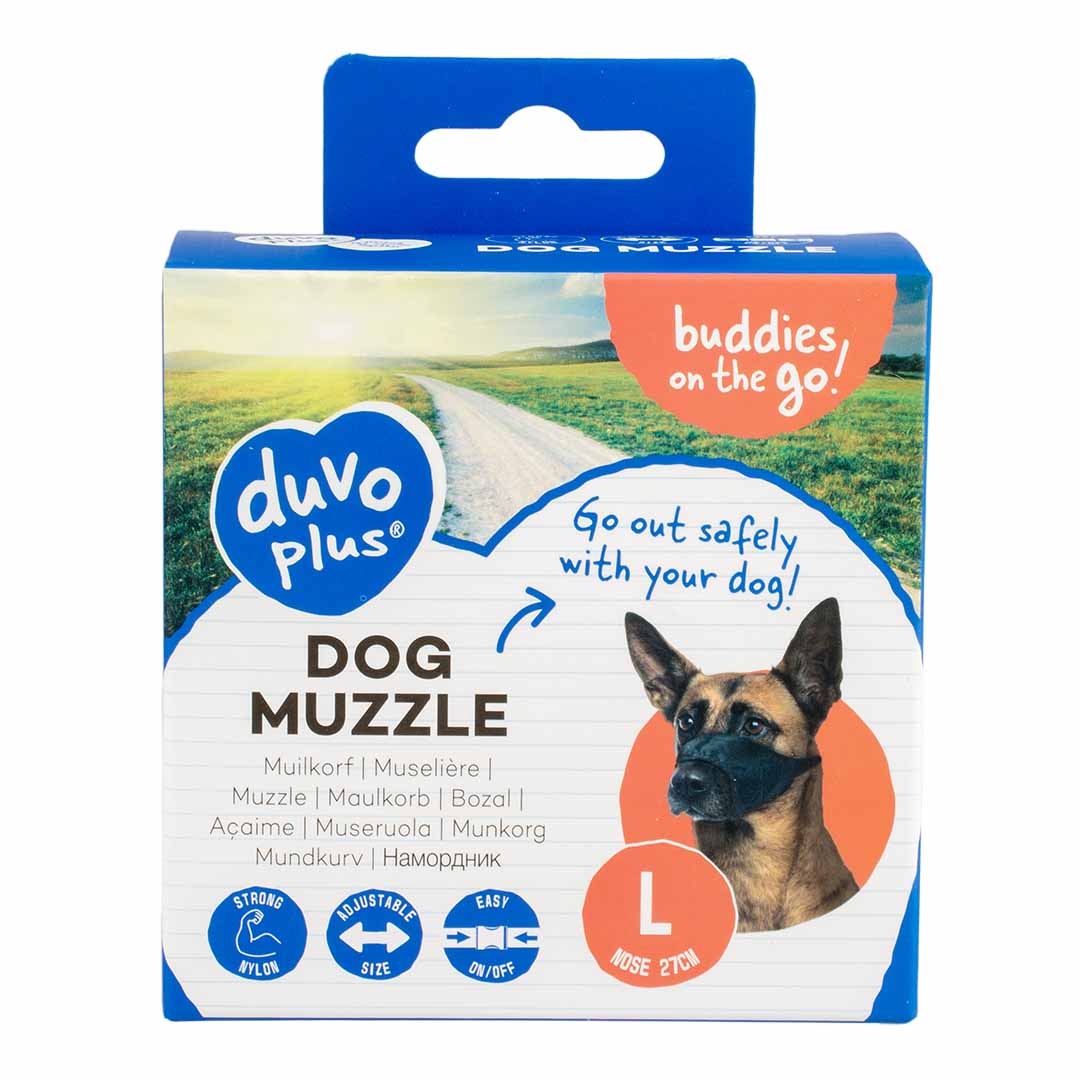 Nylon Dog Muzzle ( Multiple Sizes: XS to XXL)
