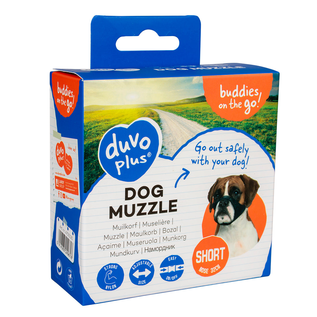 Nylon Dog Muzzle ( Multiple Sizes: XS to XXL)