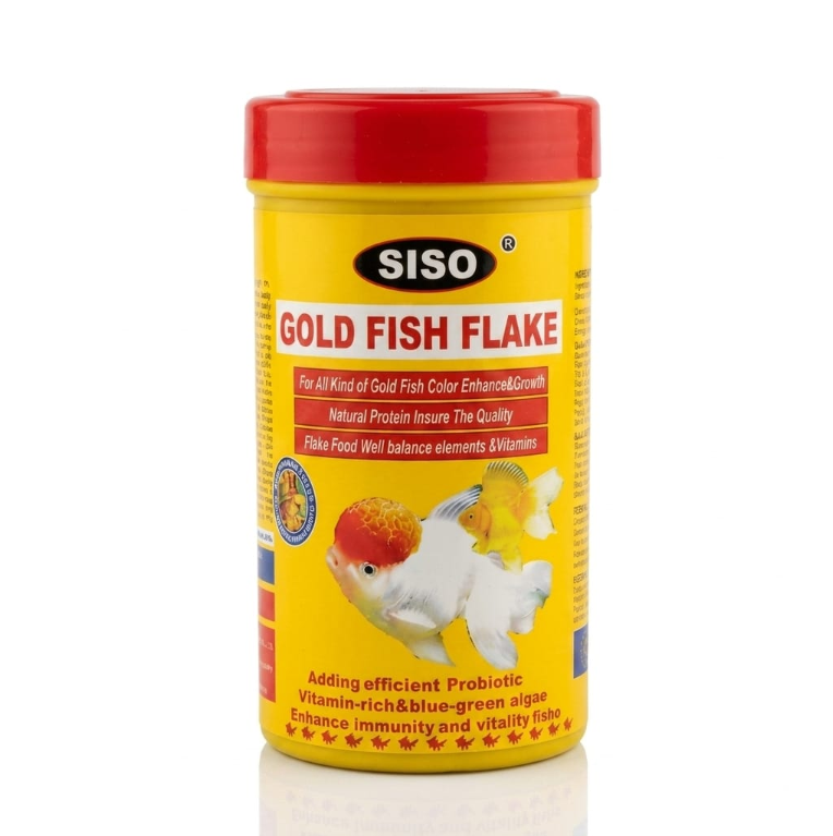 SISO Gold Fish Flake Food - Jar