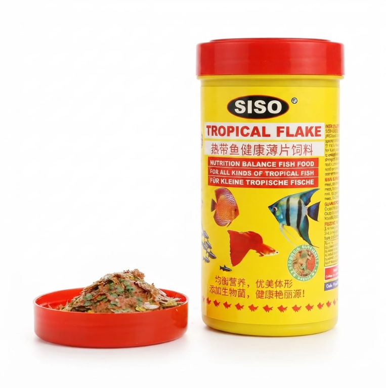 SISO Tropical Flake Food - Jar 25g