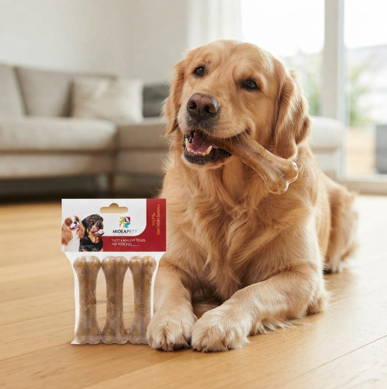 Dog Rawhide Bones - 3 Pack