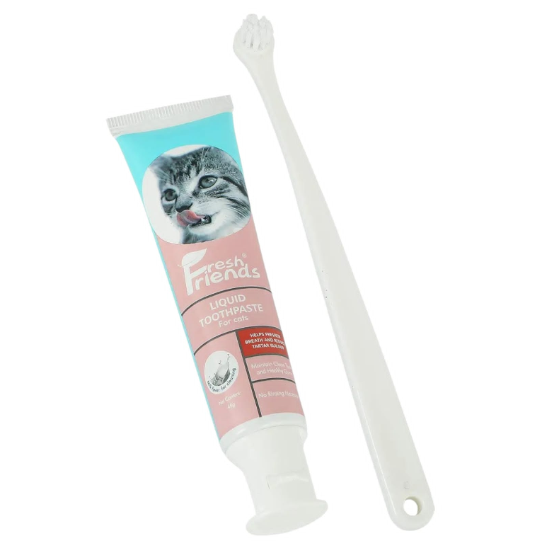 Cat Toothpaste & Toothbrush Set