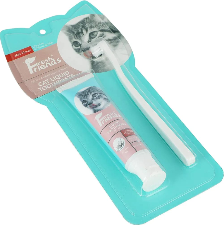 Cat Toothpaste & Toothbrush Set