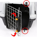 Portable Hard-Sided Pet Carrier Crate | 48 x 31.5 x 31 cm