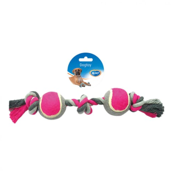 Duvo+ Rope Toy with Tennis Balls