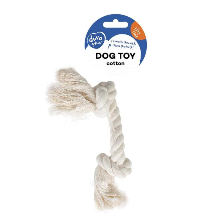Duvo+ Dog Cotton Rope Toy - White