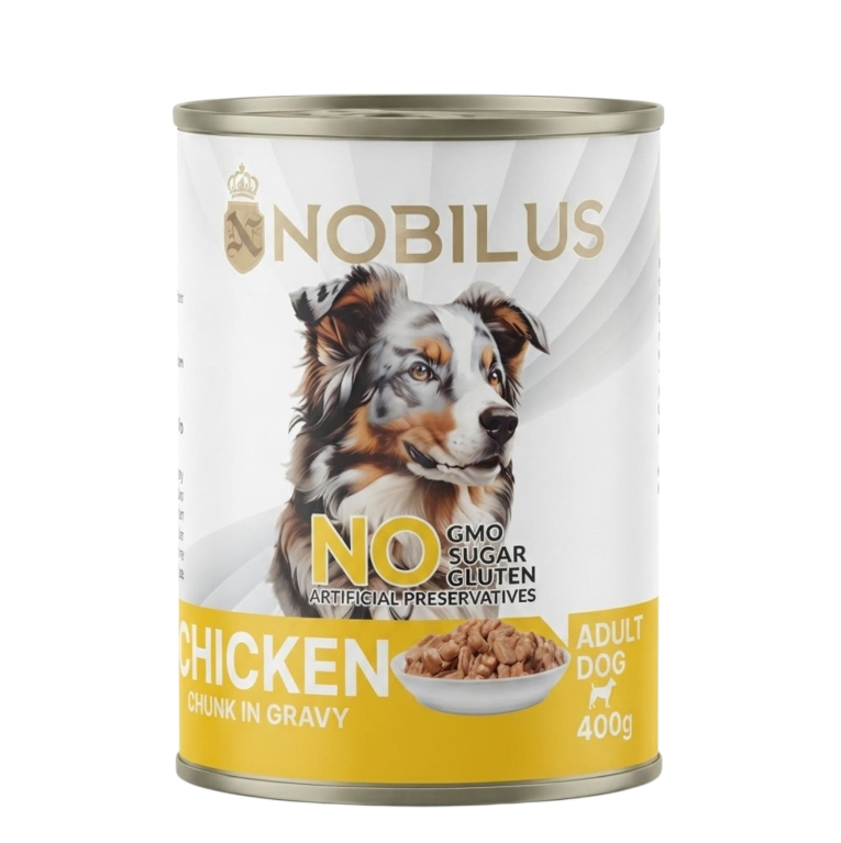 Nobilus Adult Dog Wet Food Can (400g)