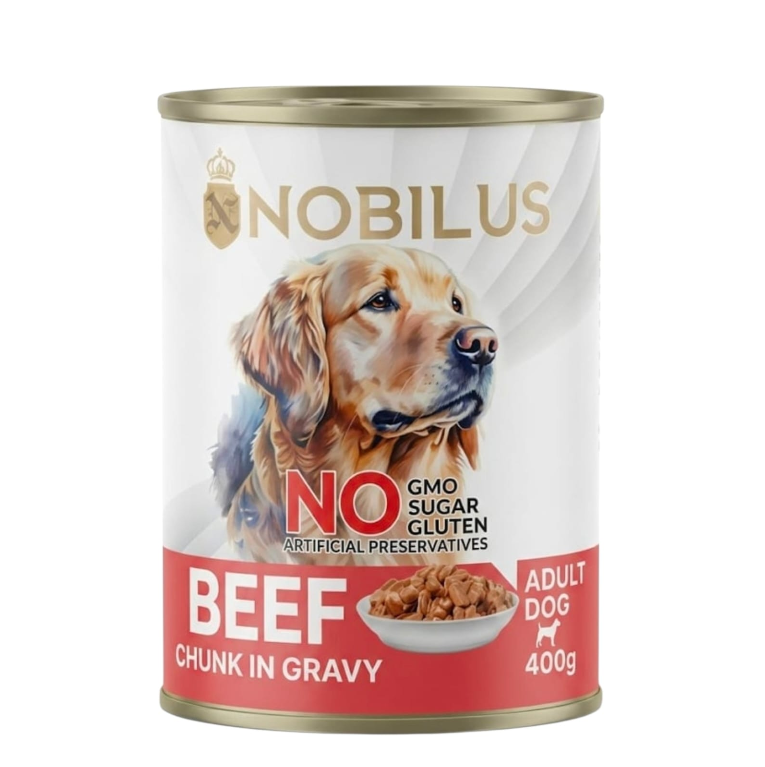 Nobilus Adult Dog Wet Food Can (400g)