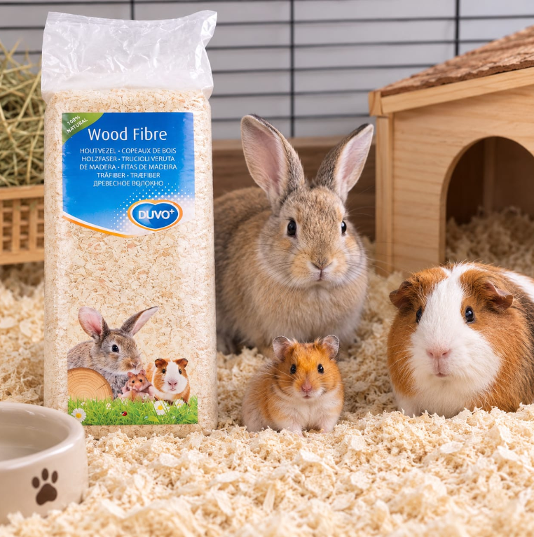 Duvo+ Natural Wood Fibre Bedding (1kg)